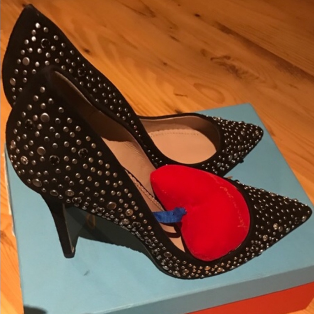BNIB Jean Michel Cazbat leather studded heels - Picture 5 of 5